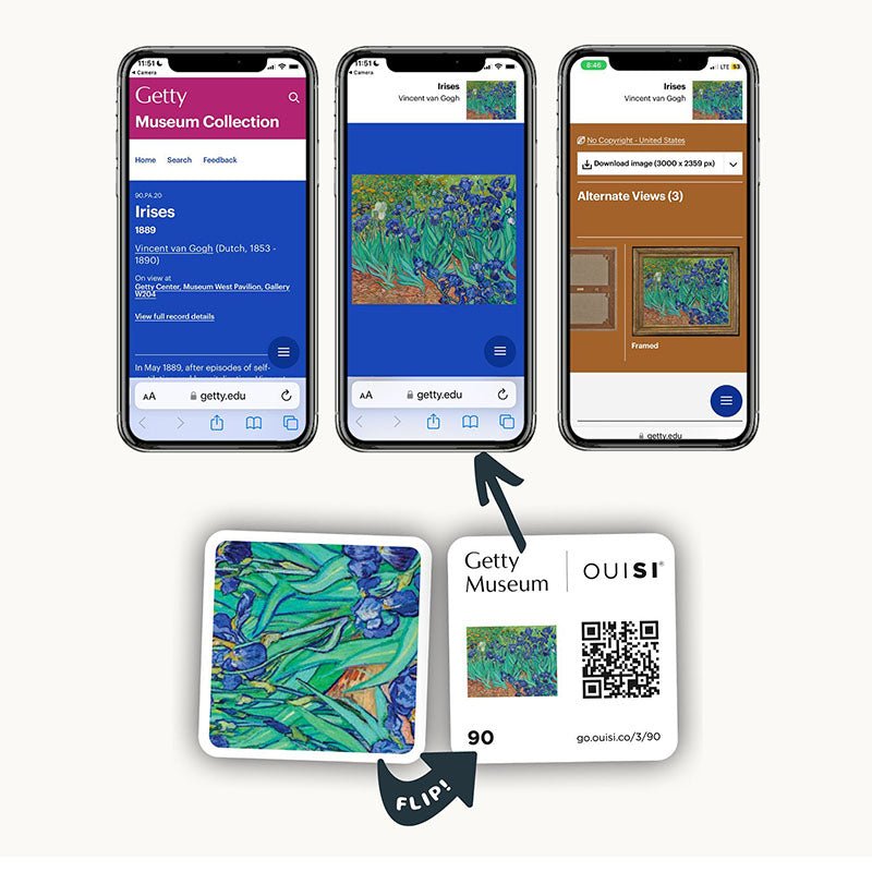 OuiSi x Getty: 210 Art Cards with Creative Games - OuiSi